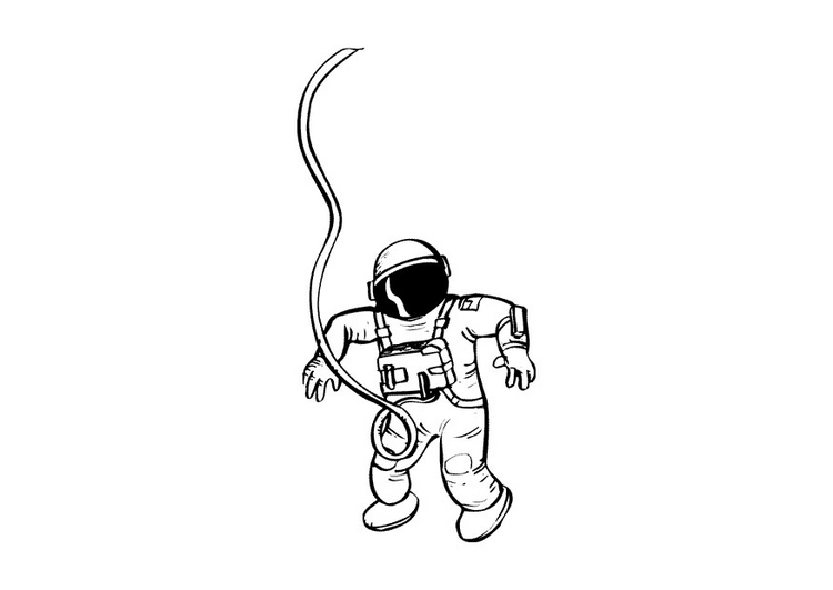 Kosmonauci kolorowanki